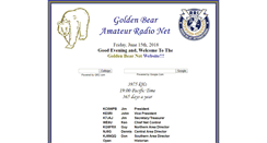 Desktop Screenshot of goldenbearnet.org